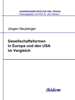 cover image of Gesellschaftsformen in Europa und den USA im Vergleich